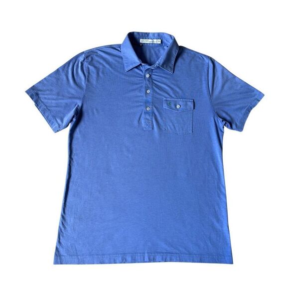 Criquet MEN'S TOP SHELF PLAYERS POLO Shirt size L Blue - Picture 1 of 6